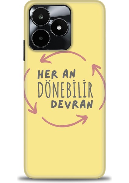 Realme C53 Kılıf Hd Baskılı Kılıf + Seramik Tam Kaplayan Ekran Koruyucu 167