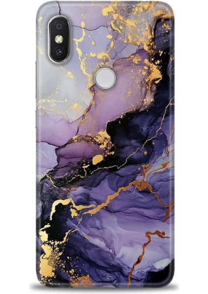 Xiaomi Redmi Note 6 Pro Hd Baskılı Kılıf + Seramik Tam Kaplayan Ekran Koruyucu 315