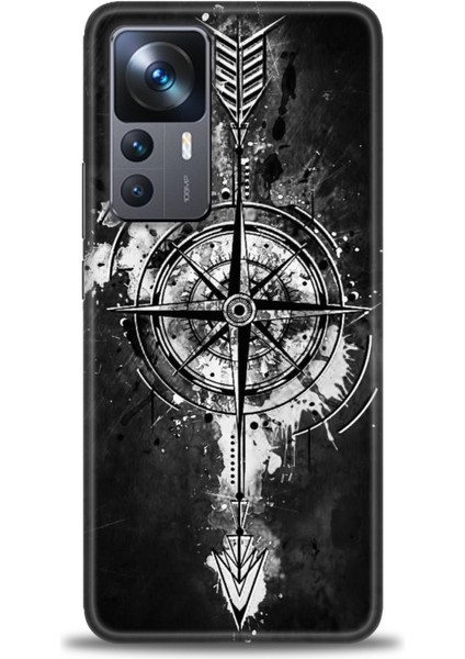 Xiaomi Mi 12T Pro Kılıf Hd Baskılı Kılıf + Seramik Tam Kaplayan Ekran Koruyucu 85