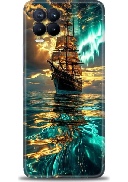 Realme 8 Kılıf Hd Baskılı Kılıf + Seramik Tam Kaplayan Ekran Koruyucu 237