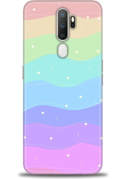 Oppo A5 2020 Kılıf Hd Baskılı Kılıf + Seramik Tam Kaplayan Ekran Koruyucu 423