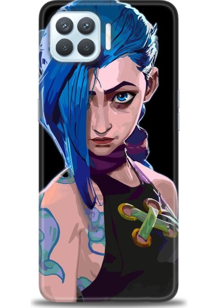 Oppo Reno 4 Lite Kılıf Hd Baskılı Kılıf + Seramik Tam Kaplayan Ekran Koruyucu 271