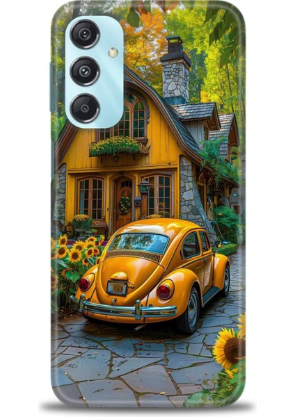 Samsung Galaxy M34 5g Hd Baskılı Kılıf + Seramik Tam Kaplayan Ekran Koruyucu 110