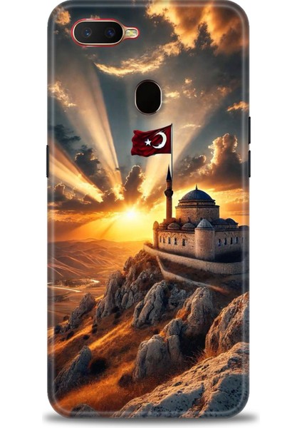 Oppo A5S Kılıf Hd Baskılı Kılıf + Seramik Tam Kaplayan Ekran Koruyucu 229