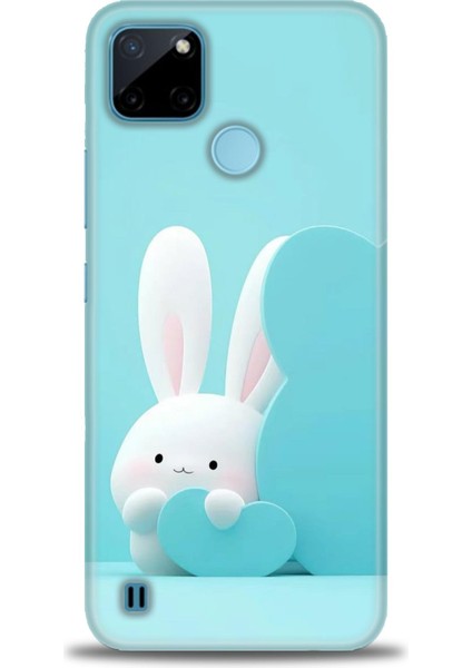 Realme C21Y Kılıf Hd Baskılı Kılıf + Seramik Tam Kaplayan Ekran Koruyucu 73