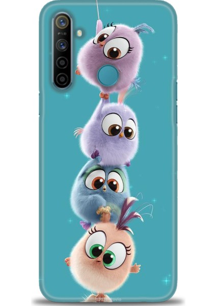 Realme C3 Kılıf Hd Baskılı Kılıf + Seramik Tam Kaplayan Ekran Koruyucu 368