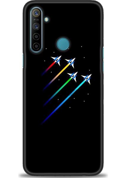 Realme 6i Kılıf Hd Baskılı Kılıf + Seramik Tam Kaplayan Ekran Koruyucu 389