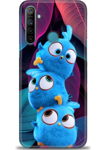 Realme C3 Kılıf Hd Baskılı Kılıf + Seramik Tam Kaplayan Ekran Koruyucu 363