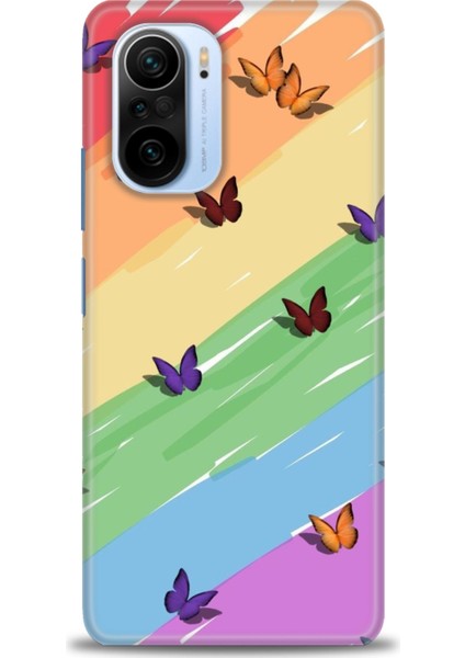 Xiaomi Redmi K40 Hd Baskılı Kılıf + Seramik Tam Kaplayan Ekran Koruyucu 420