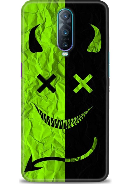 Oppo RX17 Pro Kılıf Hd Baskılı Kılıf + Seramik Tam Kaplayan Ekran Koruyucu 360