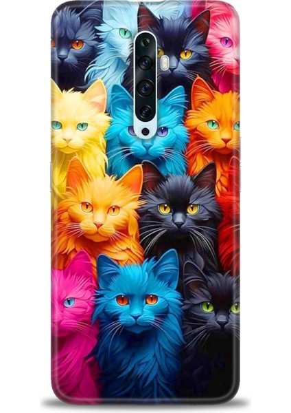 Oppo Reno 2z Kılıf Hd Baskılı Kılıf + Seramik Tam Kaplayan Ekran Koruyucu 70
