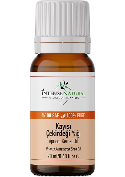 Kayısı Çekirdeği Yağı Soğuk Sıkım 20 ml %100 Saf ve Doğal Apricot Kernel Carrier Oil