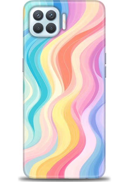 Oppo Reno 4 Lite Kılıf Hd Baskılı Kılıf + Seramik Tam Kaplayan Ekran Koruyucu 424