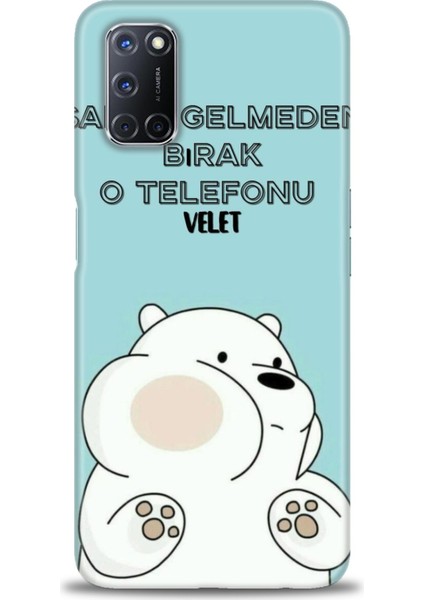 Oppo A92 Kılıf Hd Baskılı Kılıf + Seramik Tam Kaplayan Ekran Koruyucu 160