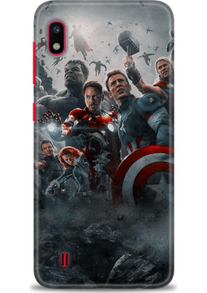 Samsung Galaxy A10 Hd Baskılı Kılıf + Seramik Tam Kaplayan Ekran Koruyucu 98