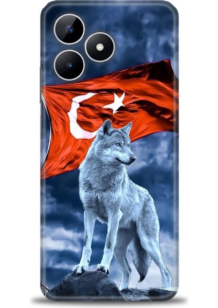 Realme Note 50 Kılıf Hd Baskılı Kılıf + Seramik Tam Kaplayan Ekran Koruyucu 36