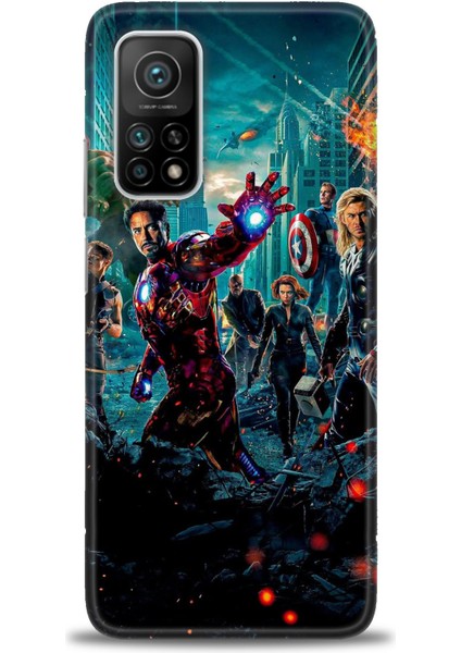 Xiaomi Mi 10T Pro Kılıf Hd Baskılı Kılıf + Seramik Tam Kaplayan Ekran Koruyucu 100