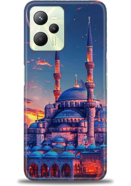 Realme C35 Kılıf Hd Baskılı Kılıf + Seramik Tam Kaplayan Ekran Koruyucu 227