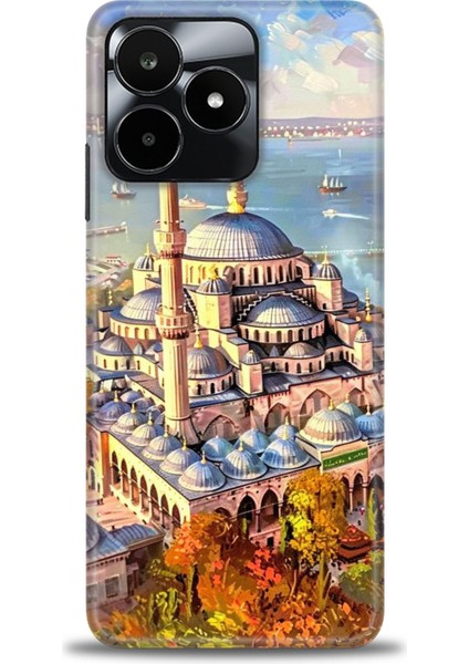 Realme C53 Kılıf Hd Baskılı Kılıf + Seramik Tam Kaplayan Ekran Koruyucu 226