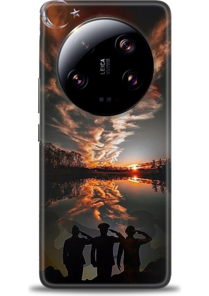 Xiaomi Mi 13 Ultra Kılıf Hd Baskılı Kılıf + Seramik Tam Kaplayan Ekran Koruyucu 26