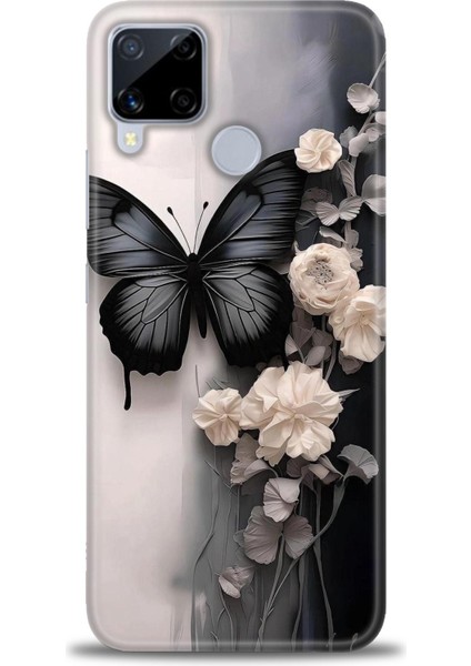 Realme C15 Kılıf Hd Baskılı Kılıf + Seramik Tam Kaplayan Ekran Koruyucu 148