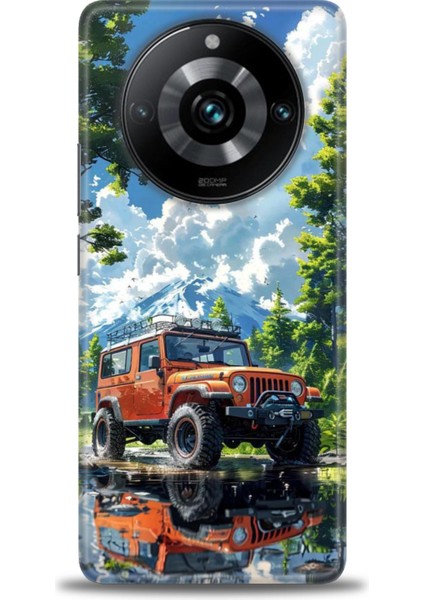 Realme 11 Pro Plus Kılıf Hd Baskılı Kılıf + Seramik Tam Kaplayan Ekran Koruyucu 107