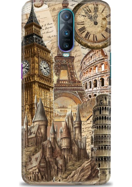 Oppo RX17 Pro Kılıf Hd Baskılı Kılıf + Seramik Tam Kaplayan Ekran Koruyucu 263