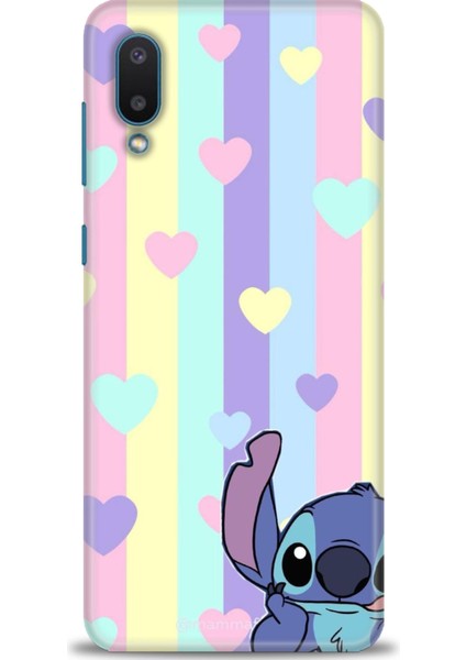 Samsung Galaxy A02 Hd Baskılı Kılıf + Seramik Tam Kaplayan Ekran Koruyucu 494