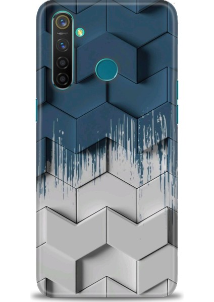 Realme 5 Pro Kılıf Hd Baskılı Kılıf + Seramik Tam Kaplayan Ekran Koruyucu 321
