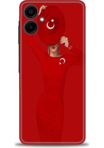 Samsung Galaxy A06 Hd Baskılı Kılıf + Seramik Tam Kaplayan Ekran Koruyucu 241
