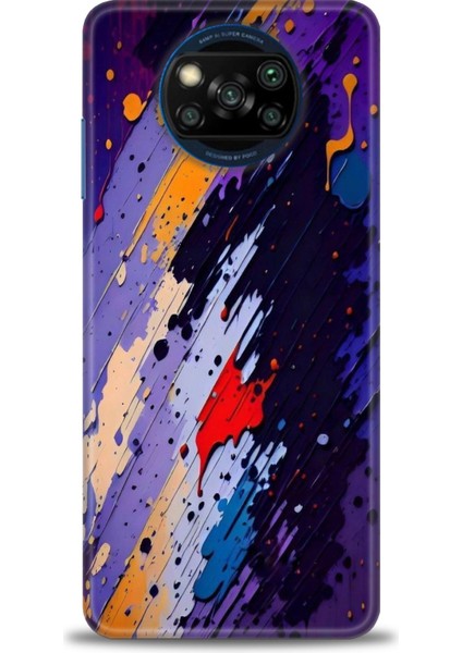 Xiaomi Poco X3 Nfc Kılıf Hd Baskılı Kılıf + Seramik Tam Kaplayan Ekran Koruyucu 436