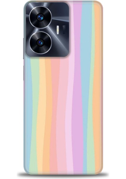 Realme C55 4g Kılıf Hd Baskılı Kılıf + Seramik Tam Kaplayan Ekran Koruyucu 428