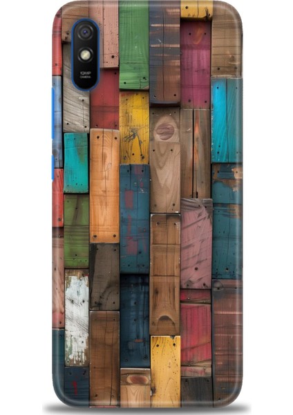 Xiaomi Redmi 9A Hd Baskılı Kılıf + Seramik Tam Kaplayan Ekran Koruyucu 330