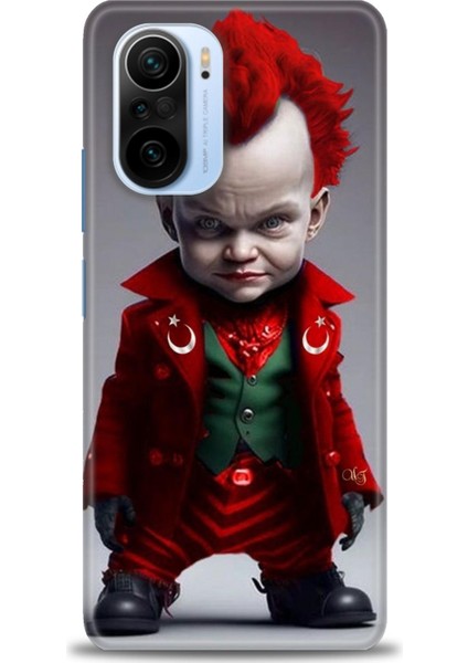 Xiaomi Redmi K40 Pro Hd Baskılı Kılıf + Seramik Tam Kaplayan Ekran Koruyucu 248