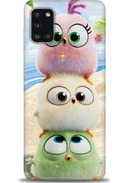 Samsung Galaxy A31 Hd Baskılı Kılıf + Seramik Tam Kaplayan Ekran Koruyucu 366