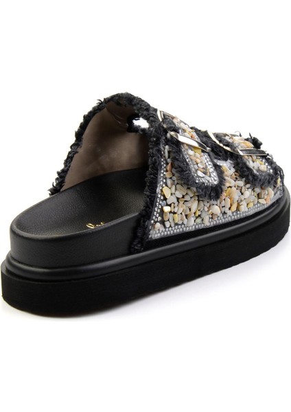 Siyah Kadın Terlik K04429320387 modelleri