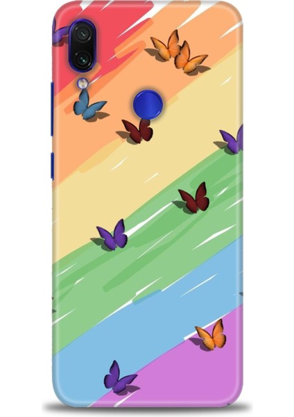 Xiaomi Redmi Note 7 Hd Baskılı Kılıf + Seramik Tam Kaplayan Ekran Koruyucu 420