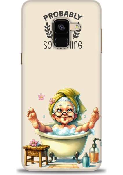 Samsung Galaxy A8 2018 Hd Baskılı Kılıf + Seramik Tam Kaplayan Ekran Koruyucu 47
