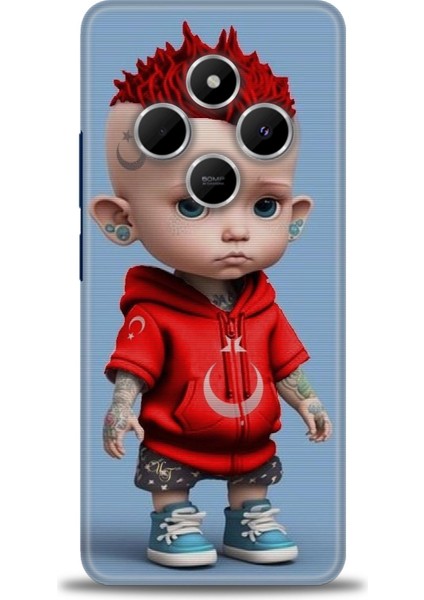 Xiaomi Redmi 14C 4g Kılıf Hd Baskılı Kılıf + Seramik Tam Kaplayan Ekran Koruyucu 242