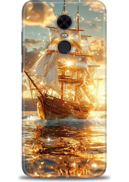 Xiaomi Redmi 5 Plus Kılıf Hd Baskılı Kılıf + Seramik Tam Kaplayan Ekran Koruyucu 234