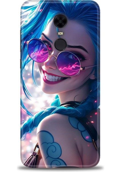 Xiaomi Redmi 5 Plus Kılıf Hd Baskılı Kılıf + Seramik Tam Kaplayan Ekran Koruyucu 274