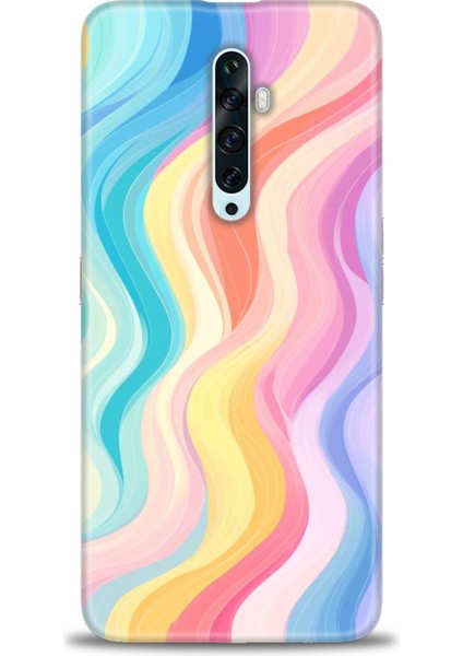 Oppo Reno 2z Kılıf Hd Baskılı Kılıf + Seramik Tam Kaplayan Ekran Koruyucu 424