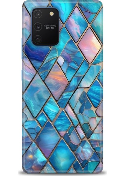 Samsung Galaxy A91 Hd Baskılı Kılıf + Seramik Tam Kaplayan Ekran Koruyucu 338