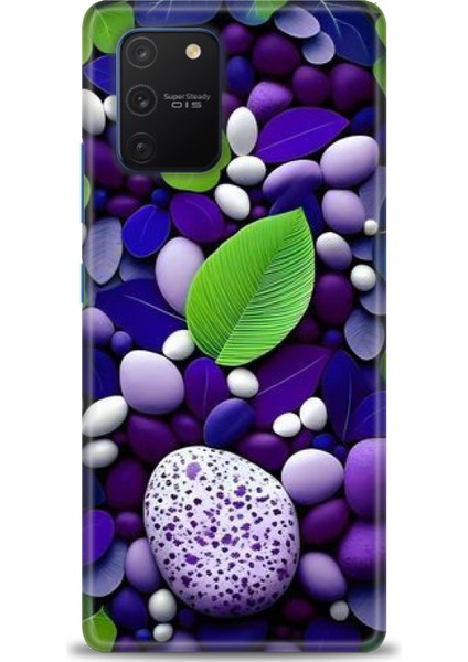 Samsung Galaxy A91 Hd Baskılı Kılıf + Seramik Tam Kaplayan Ekran Koruyucu 341