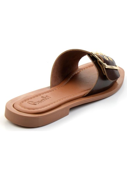Kahve Leather Kadın Terlik K04826076403 modelleri