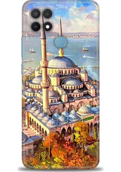 Oppo A15S Kılıf Hd Baskılı Kılıf + Seramik Tam Kaplayan Ekran Koruyucu 226