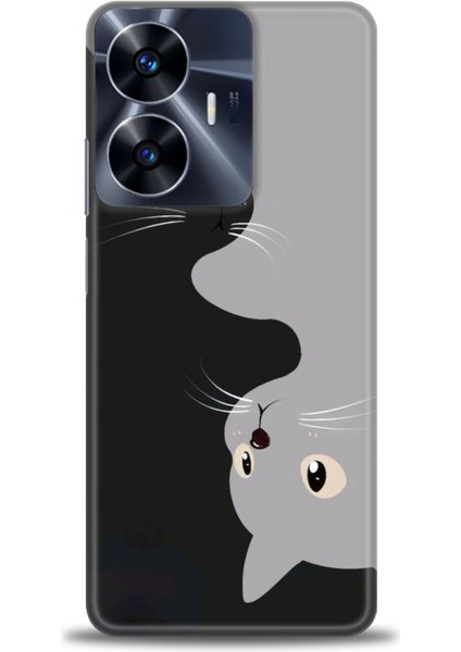 Realme C55 4g Kılıf Hd Baskılı Kılıf + Seramik Tam Kaplayan Ekran Koruyucu 67