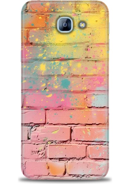 Samsung Galaxy A8 2016 Hd Baskılı Kılıf + Seramik Tam Kaplayan Ekran Koruyucu 432