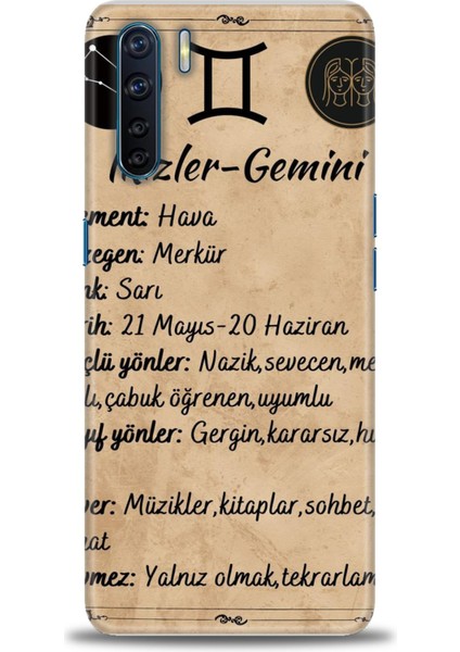 Oppo A91 Kılıf Hd Baskılı Kılıf + Seramik Tam Kaplayan Ekran Koruyucu 471