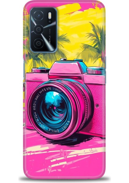 Oppo A16 Kılıf Hd Baskılı Kılıf + Seramik Tam Kaplayan Ekran Koruyucu 442